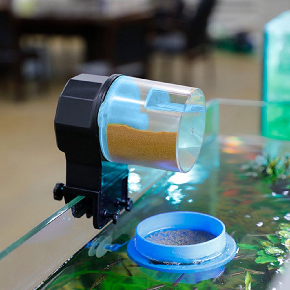 Automatic Fish Feeder Intelligent Electric Aquarium Tank Fish Feeding Food Dispenser Battery Operated Fish Feeder