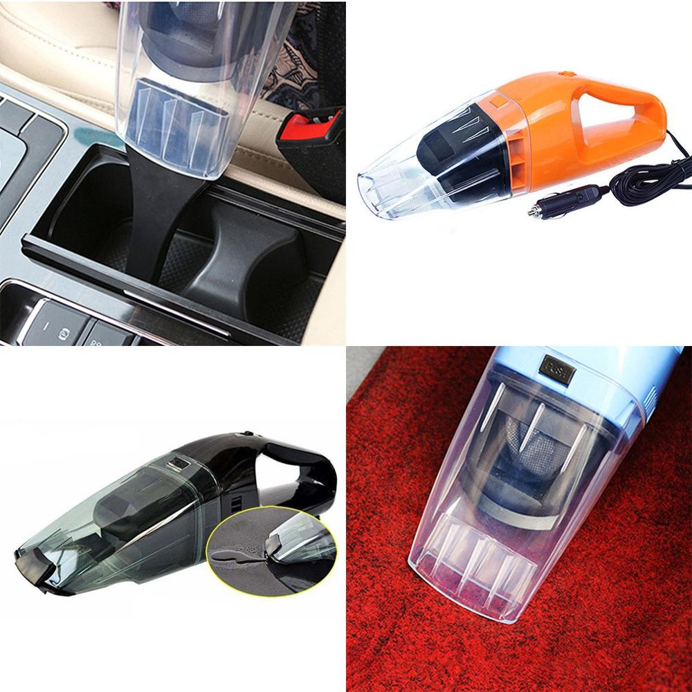 Mini Home Car Dual Purpose Portable 12V Vacuum Cleaner ABS Plastic Pp Bakelite Lighter Built-In Insurance Tube