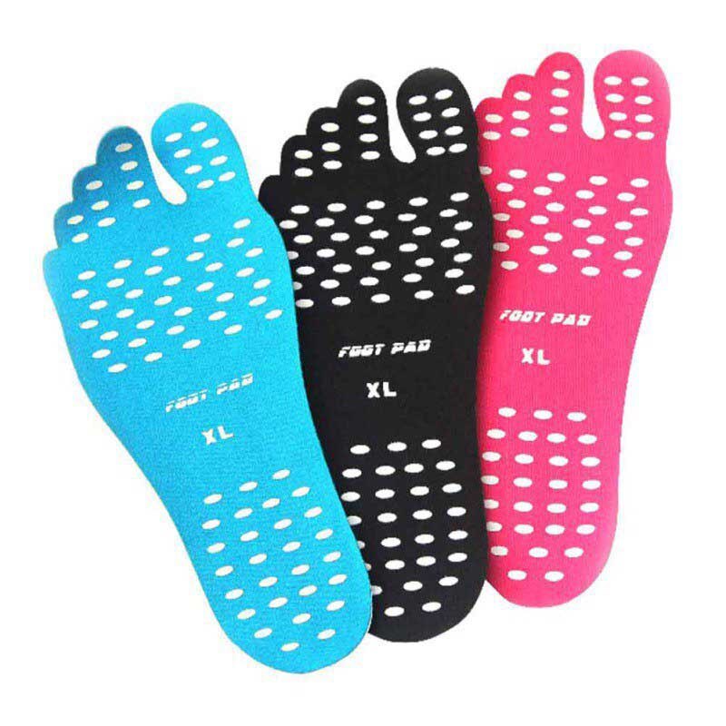 Sticker Shoes Stick on Soles Sticky Pads for Feet beach sock waterproof Hypoallergenic adhesive pad for Feet J2 s