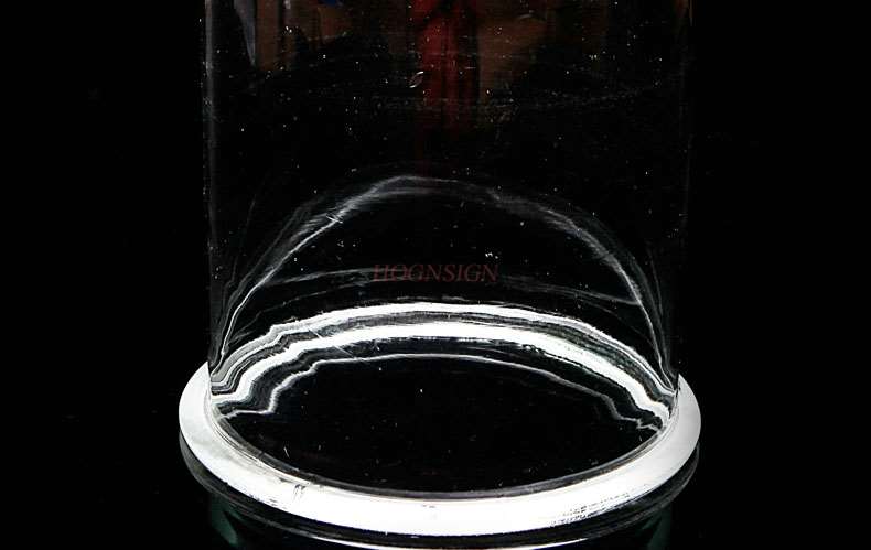 Campana de cristal con campana, instrumento químico de 150x280mm, instrumento para experimentos, instrumento de enseñanza