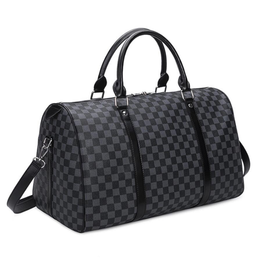 Femmes sac de voyage en cuir bagages sacs voyage noir bagages grande capacité sac à main offre spéciale hommes voyage sacs à bandoulière en plein air: 01
