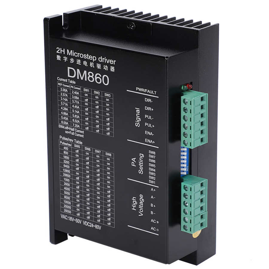 Step Motor Driver Stepper Controls Drives DM860 Support PUL/DIR/CW/CCW Mode Digital Stepper Drives