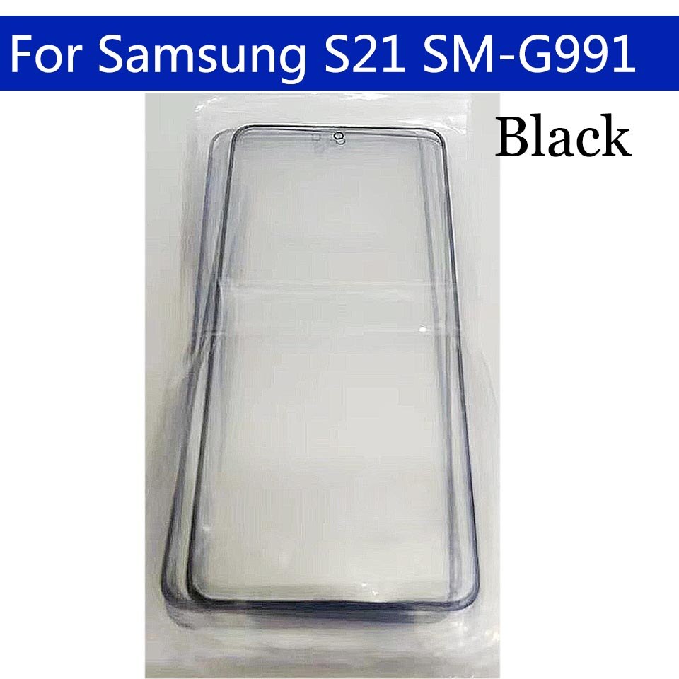 10Pcs \ Lot Vervanging Voor Samsung Galaxy S21 5G G991 Touch Screen Voor Glas Panel Outer Lcd Glass lens SM-G991B SM-G991B/Ds