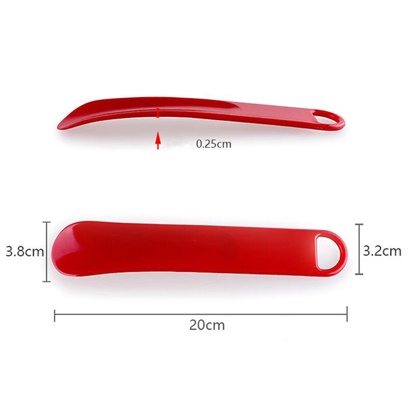 1 stk 16/20cm skohorn plastik skohorn skeform skohorn skoløfter fleksibel robust slip