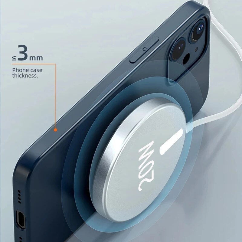 20w qi magneettinen langaton laturi iphone 13 pro max 13 13 pro 13 mini pd macsafe lataus iphone 12 pro max 12 12 pro 12 minille