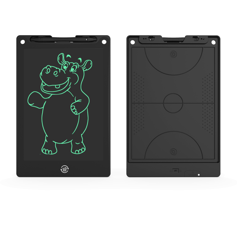 12 Inch Lcd Schrijven Tablet Leren Onderwijs Speelgoed Voor Kinderen Schrijven Tekentafel Meisjes Speelgoed Kinderen Magische Schoolbord: GRIJS