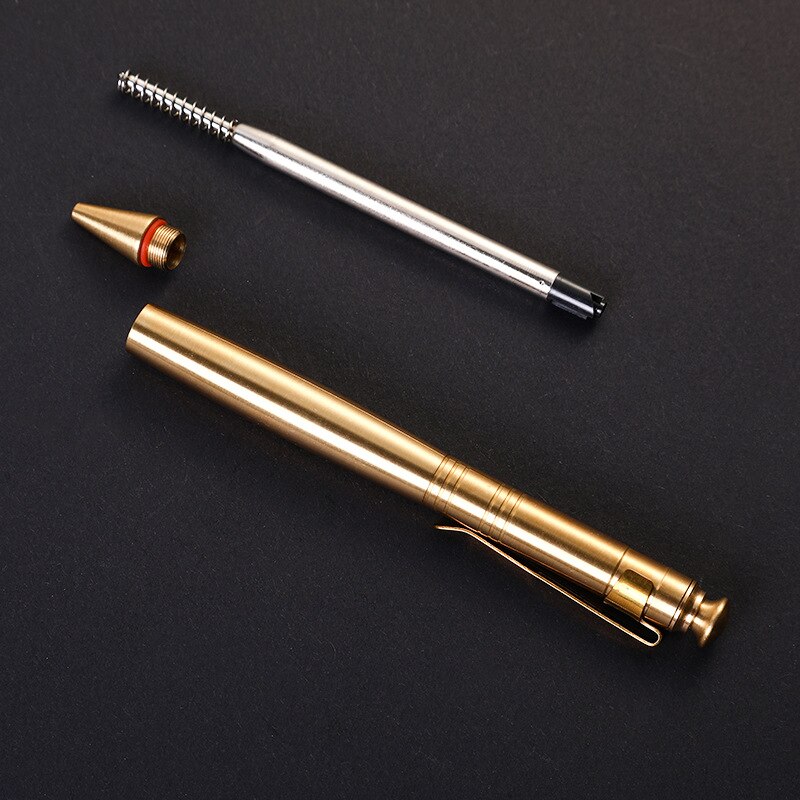 3PCS / Lot brass pen signature pen writing pen Click Pen