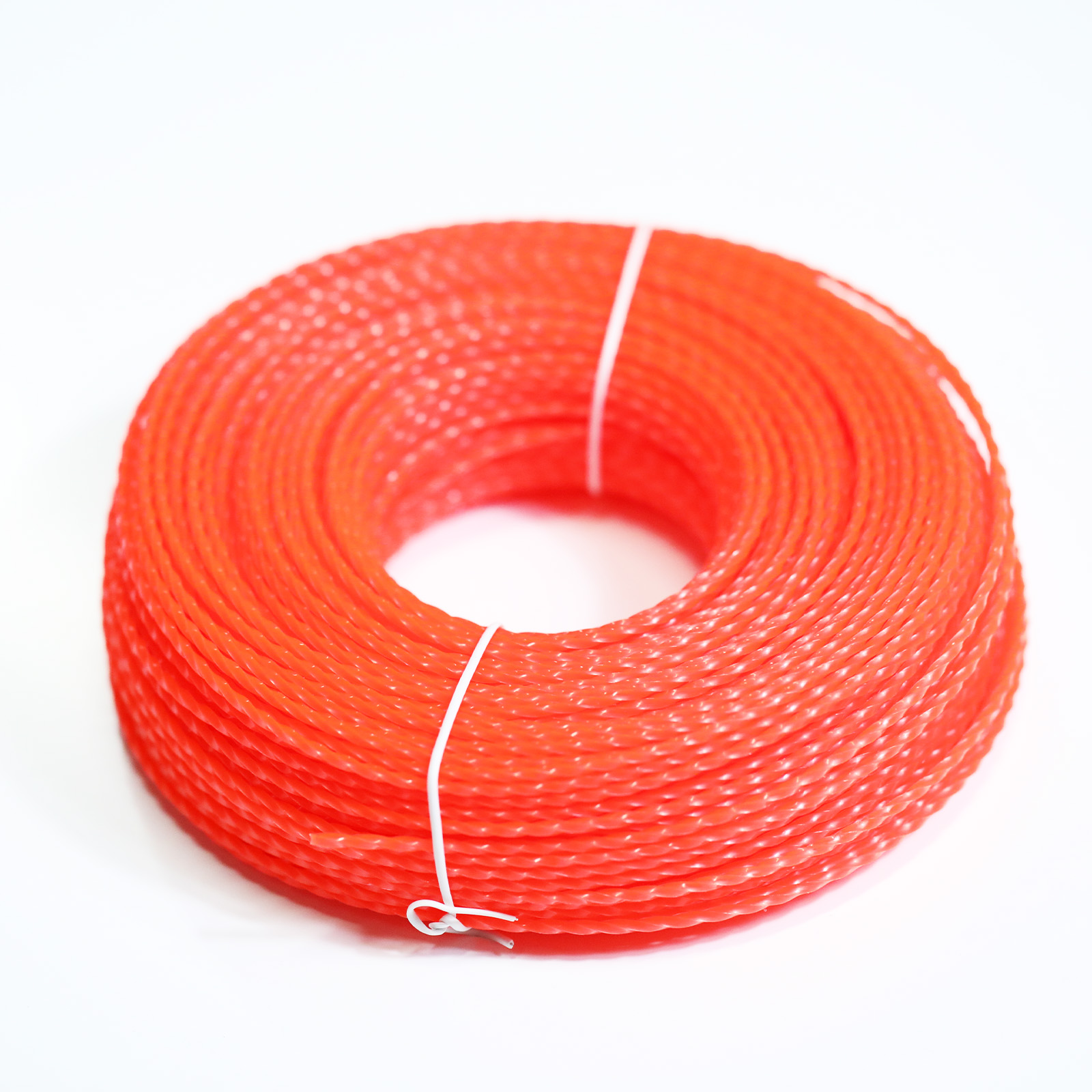 2.4/2.7/3.0/3.5/4.0mm * 100m carretel linha de corte de gramado náilon distorção quadrada espiral cortador de escova corda cortador de grama cabeça acessório: M / tipo 1