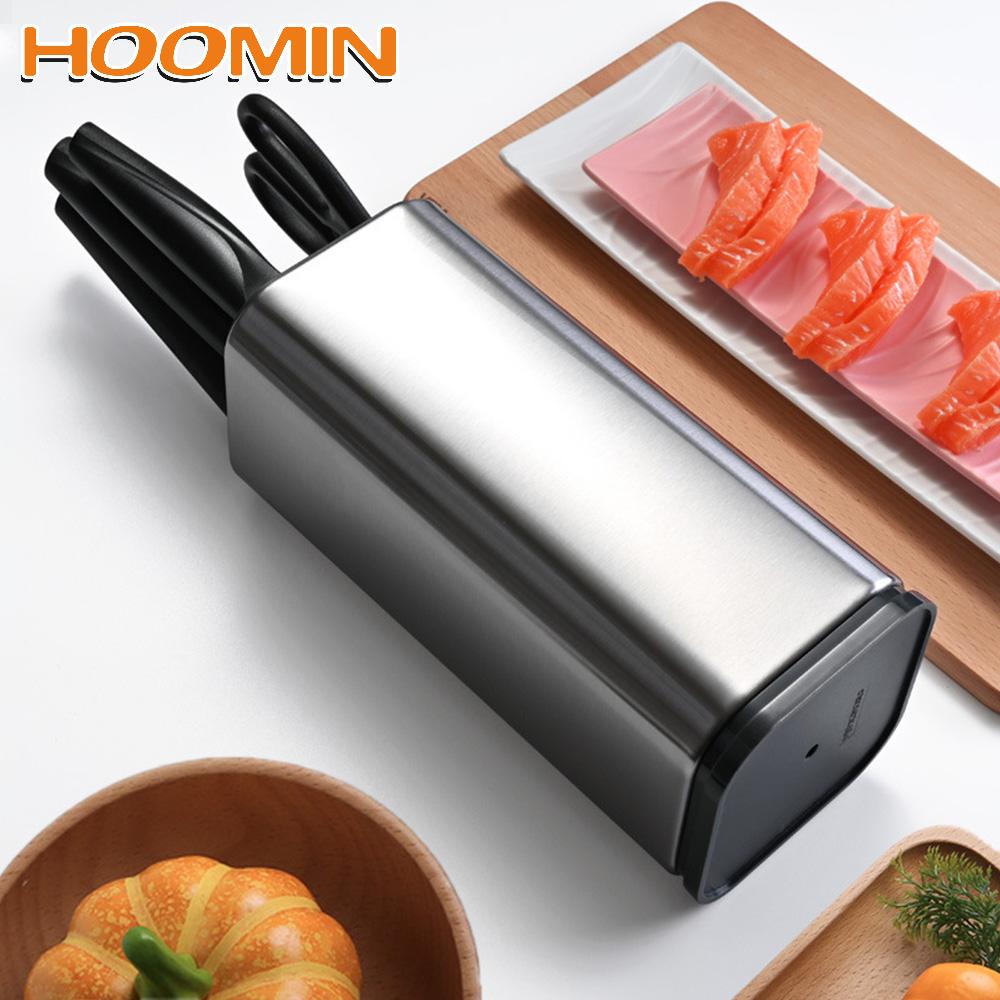 HOOMIN Kitchen Accessories Kitchen Tools Kitchen Bar Knife Storage Block Stands for Knives Knife Stand Holder Block