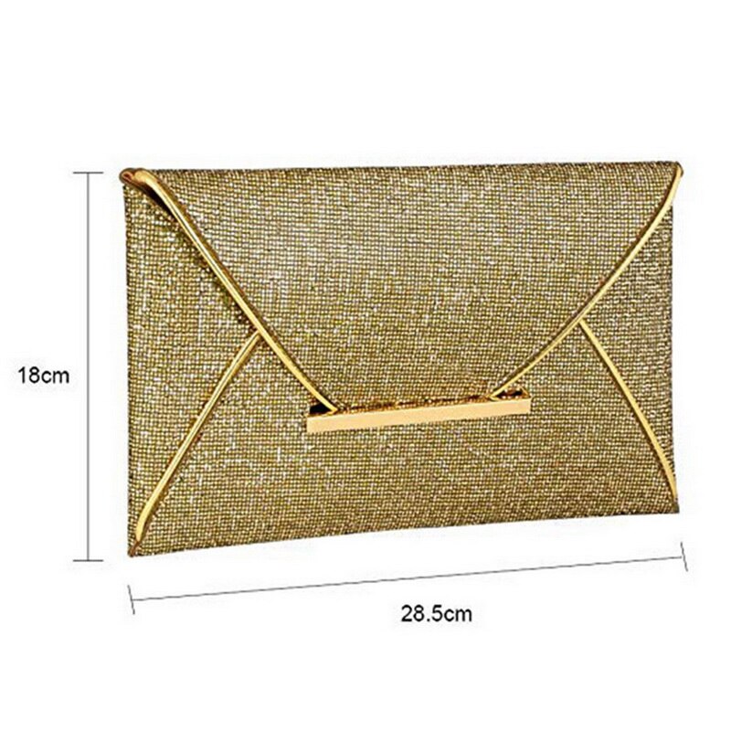 Women Evening Bag Party Envelope Clutch Handbag Glitter Sequins Sparkling Banquet Glitter Bag Ladies Girls Wedding Clutches