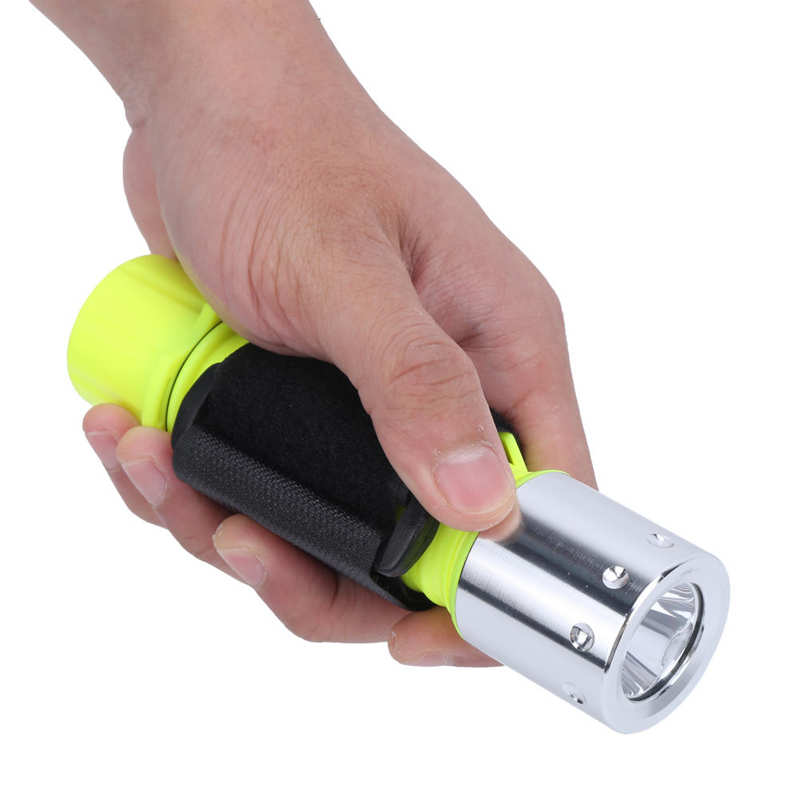 Lampes de plongée à piles, torche étanche IPX8 résistante aux chutes, Portable avec dragonne pour Camping et aventure