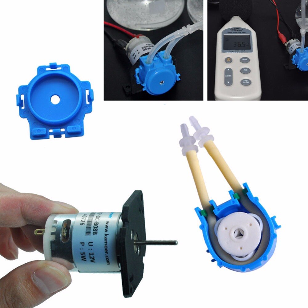 Tube BPT de silicone de petite pompe doseuse d'aquarium pour le dosage analytique de laboratoire pompe péristaltique de cc Micro pompe à eau muette auto-amorçante
