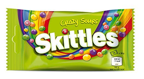 Skittles Crazy Sours Beutel, 38G