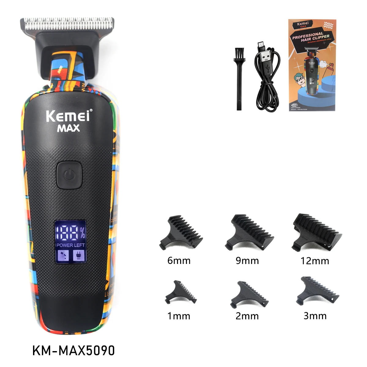 Barber Cutting Machines Kit Barbershop Hair Cutting Machine Man Barber Machines Haircut Machine: Blue