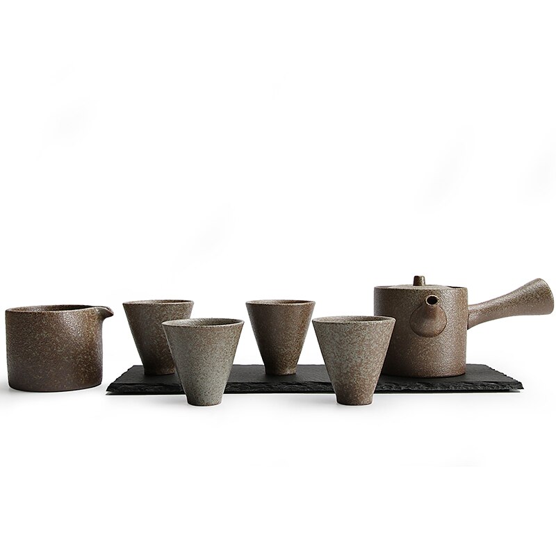 théière luycho tea pot ceramic tazza kung fu set 2 cups taza japanese copos turkish juego de tazas teapot and cup set european: Plum