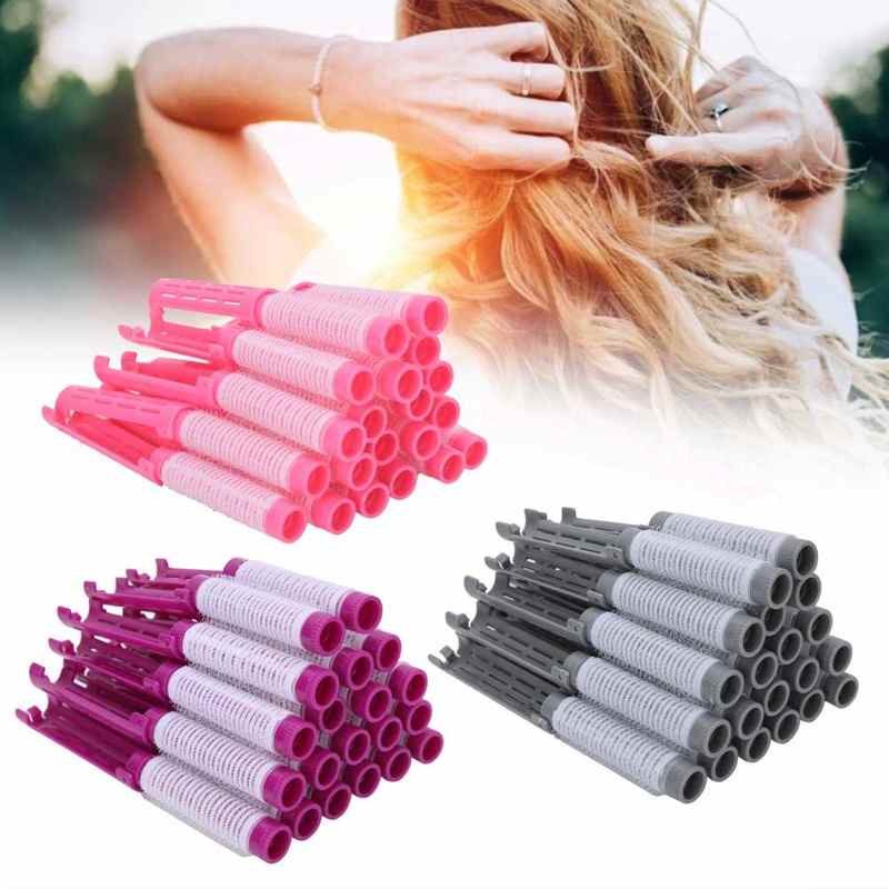 Curl 20pcs Hair Perm Rods Fluffy Perming Rod Hair Roller Curler Hairdressing Tool Kit Curlers For Curling Hair