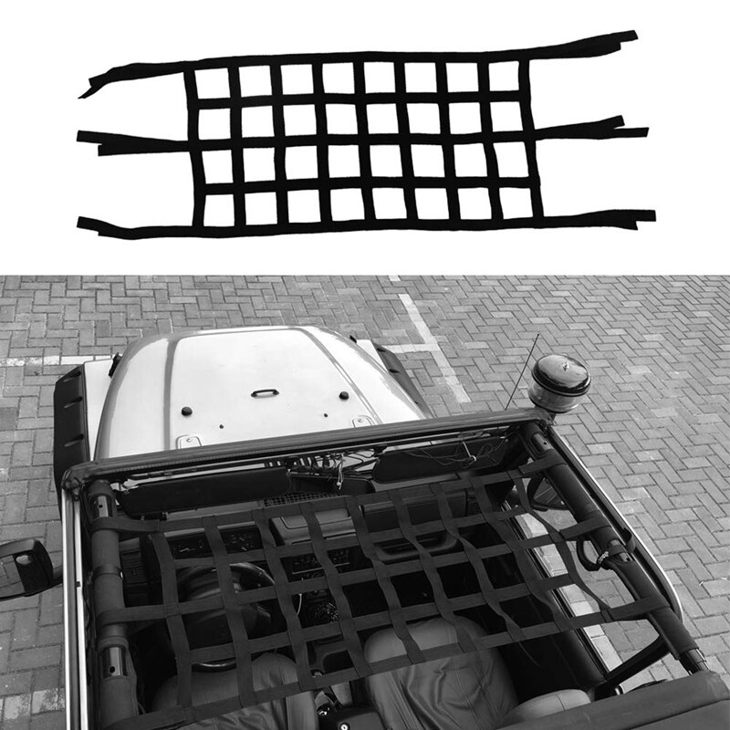 1x lastnät bak och topp för jeep wrangler  jk 1997-  & 1 par bildörrar begränsande remmar dörrar stoppbegränsare bälten