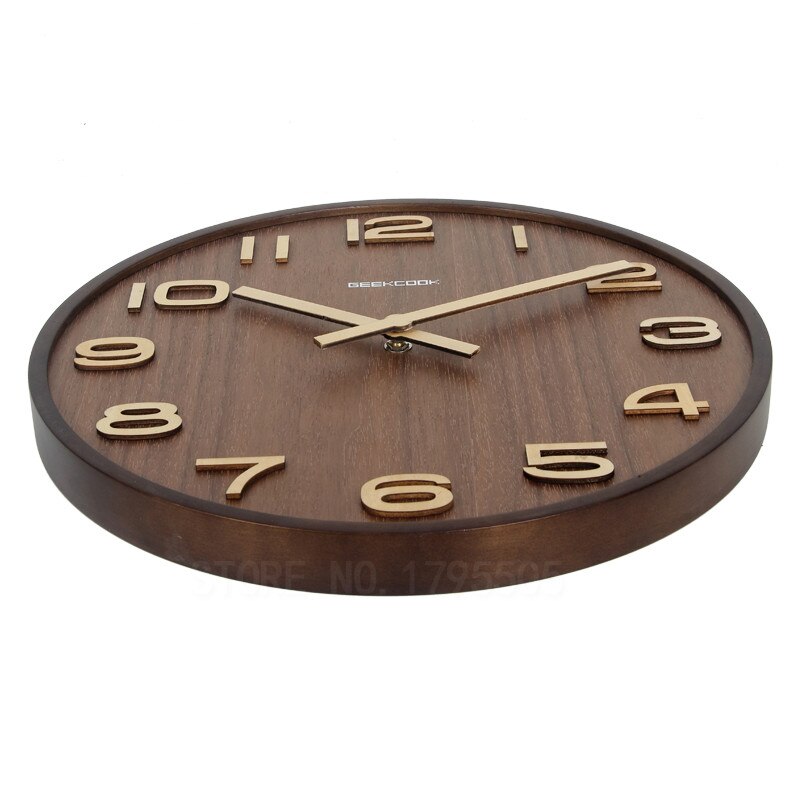 14 Cal zegar ścienny prosty bambusowy zegarek salon czas badania bar zegary ścienne nowoczesny projekt dekoracja robić domu i robić sypialni
