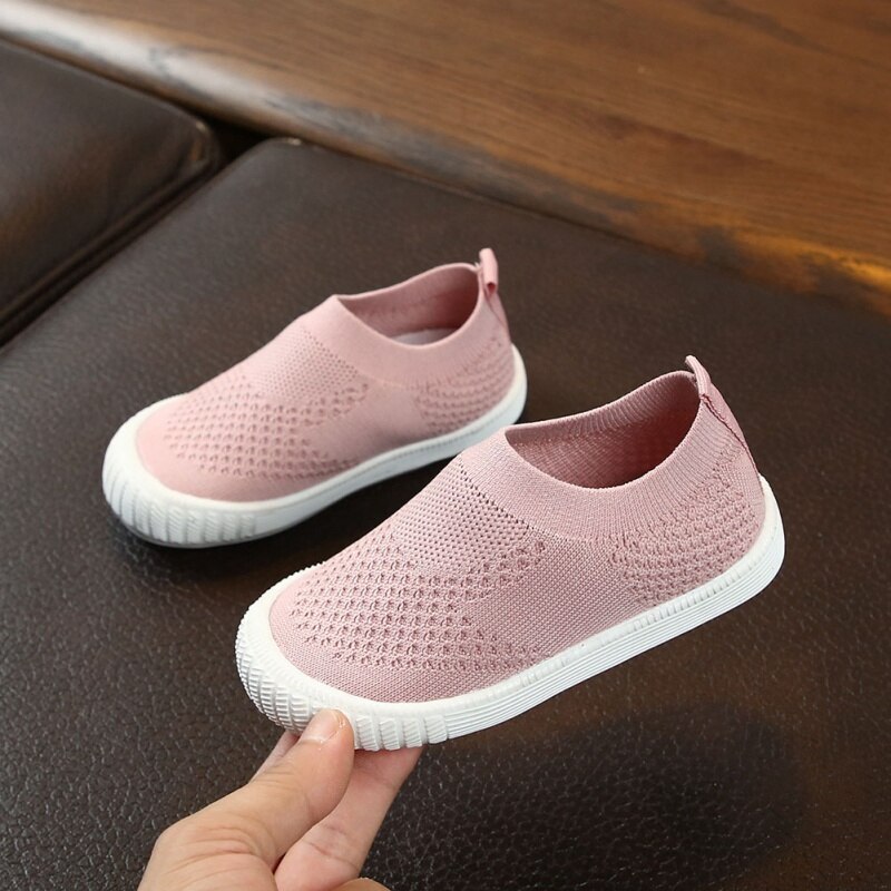 children's casual shoes boys and girls shoes candy color non-slip wear-resistant breathable one foot single shoes