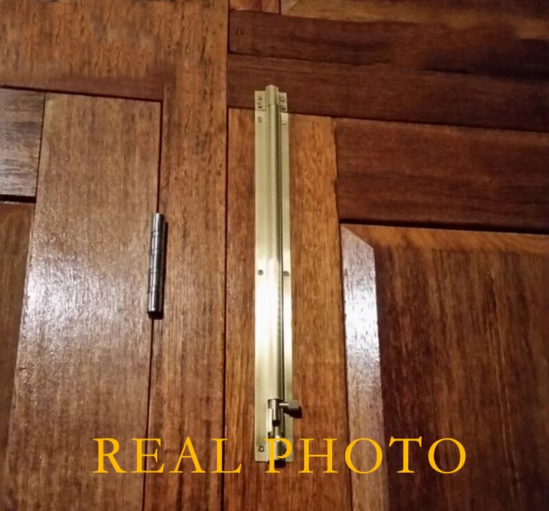 Massief Messing Zware Beveiliging Deur Barrel Bolt Sloten Deur Window Bouten Verlenging Verdikking