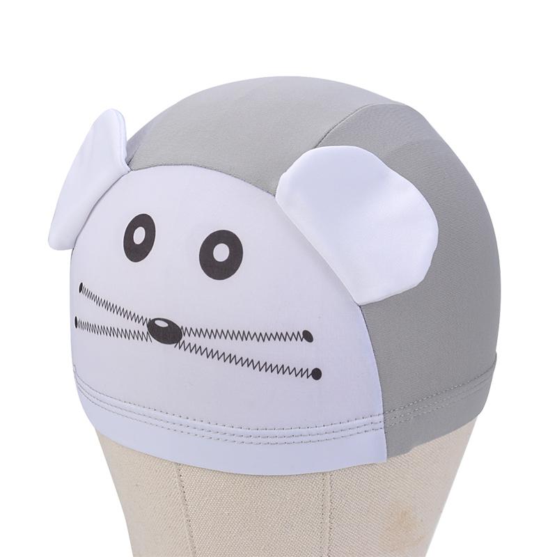 Cute Cartoon Comfortable Swimming Hat Funny Cap Mouse Swimming Cap for Kid Boy Girl Child