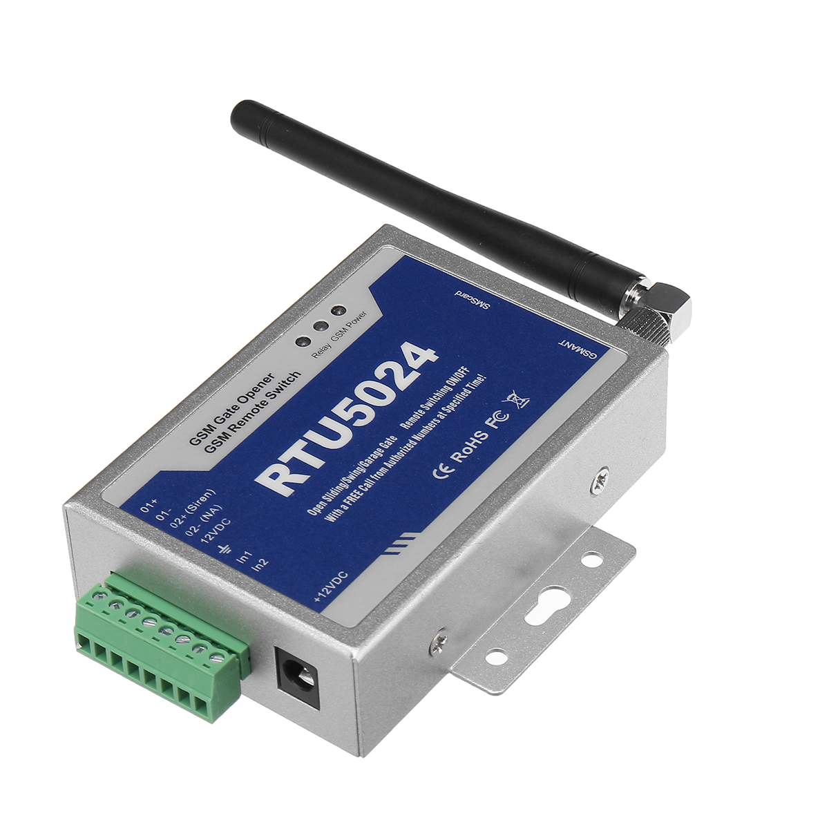 RTU5024 Upgrade GSM Gate Opener Relais Schakelaar Afstandsbediening Deur Toegang Draadloze Deuropener 999 Gebruikers Door Gratis Call 900 /1800Mhz