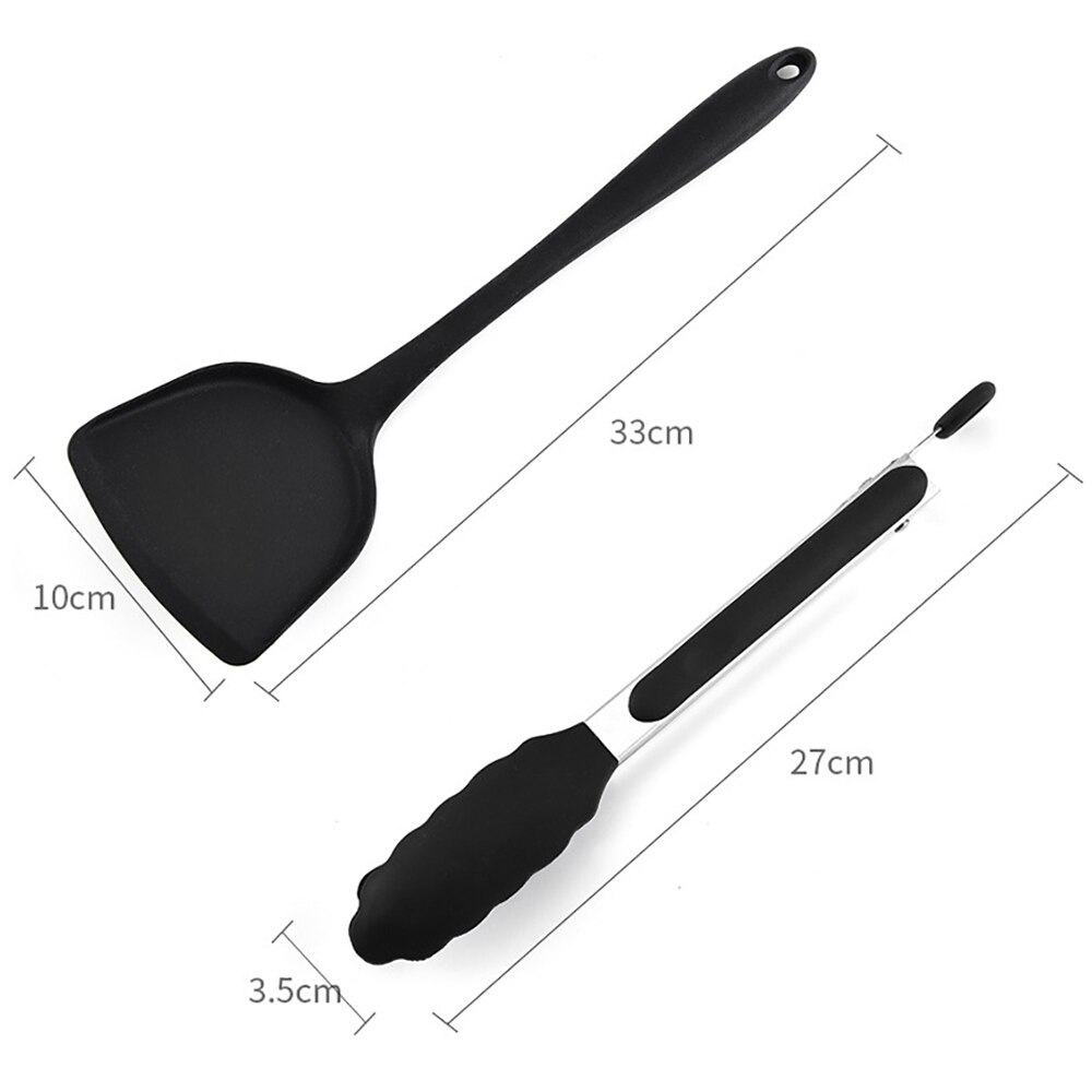 Küche Silikon Kochen Werkzeuge Löffel Pfannen Pinsel Lebensmittel Zange Utensilien Nicht-Stock Geschirr einstellen Kochen Werkzeuge Zubehör Liefert
