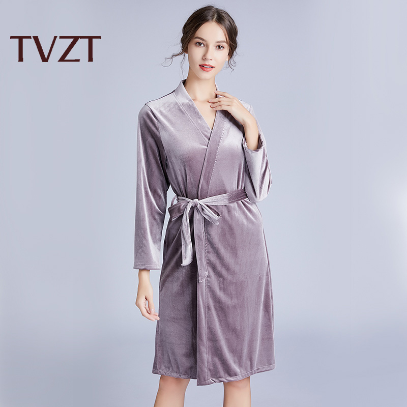 Tvzt Lente Rode Wijn Goud Fluwelen Warme Winter Pyjama Sets Vrouwen Sexy Robe Pyjama Nachtkleding Kit Lange Mouw pyjama