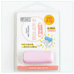 Papier Mr 6 couleurs ruban coupe ciseaux Mini pratique ciseaux adapté pour 6mm-30mm masquage ruban papeterie ciseaux: Rose
