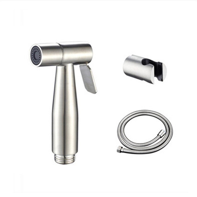 Stainless Steel Handheld Toilet Bidet Sprayer for 2CM Port Bathroom Cleaning Tools for Feminine Wash Baby Washer Bathing Pet: D