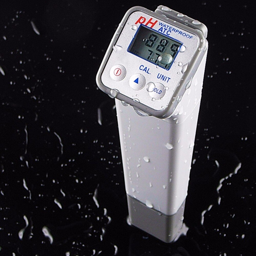 Digital pH & Temperature Meter 0~14PH 3 Points Calibration IP66 Splashproof & Dustproof Dual Digital Tester Pools Water Testing