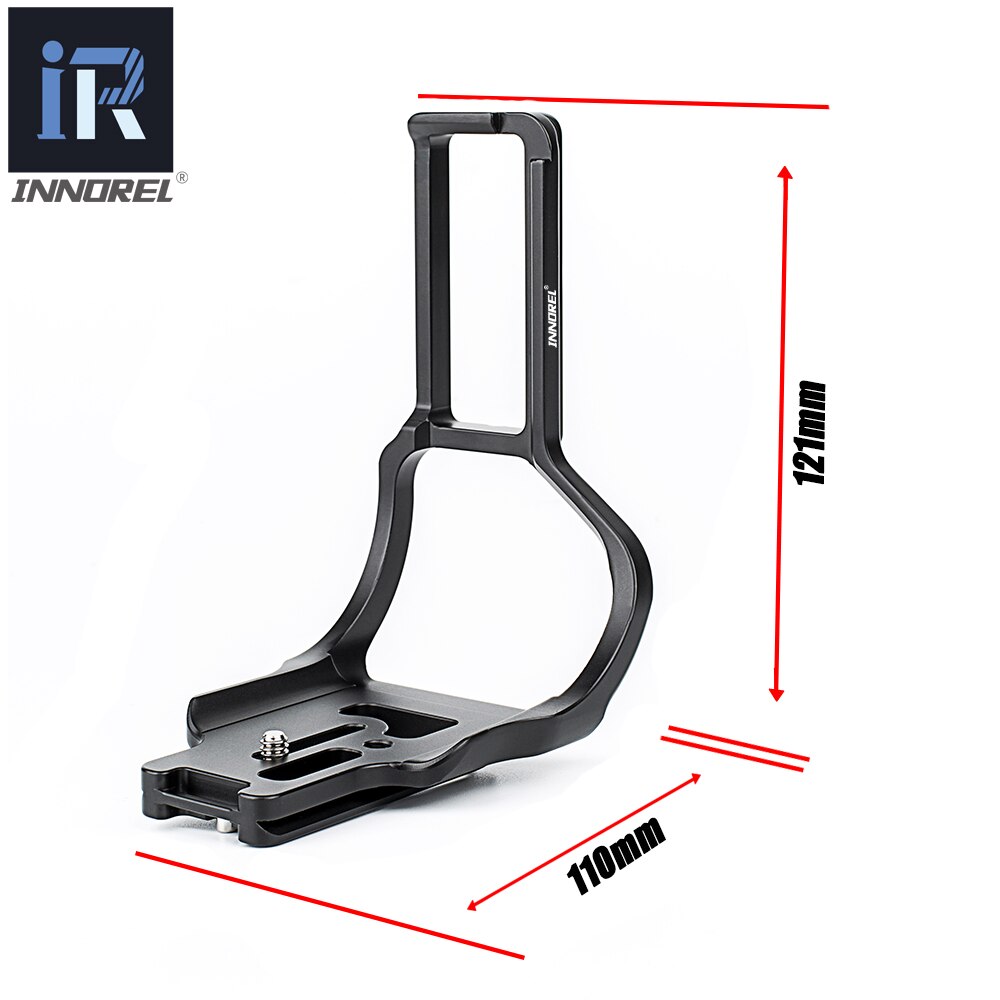 Soporte en L para cámara de LPN-D850LBG, placa en L de liberación rápida, tornillo de 1/4 pulgadas, Arca Swiss, disparo de vídeo Vertical para Nikon D850 DSLR, cabeza de trípode