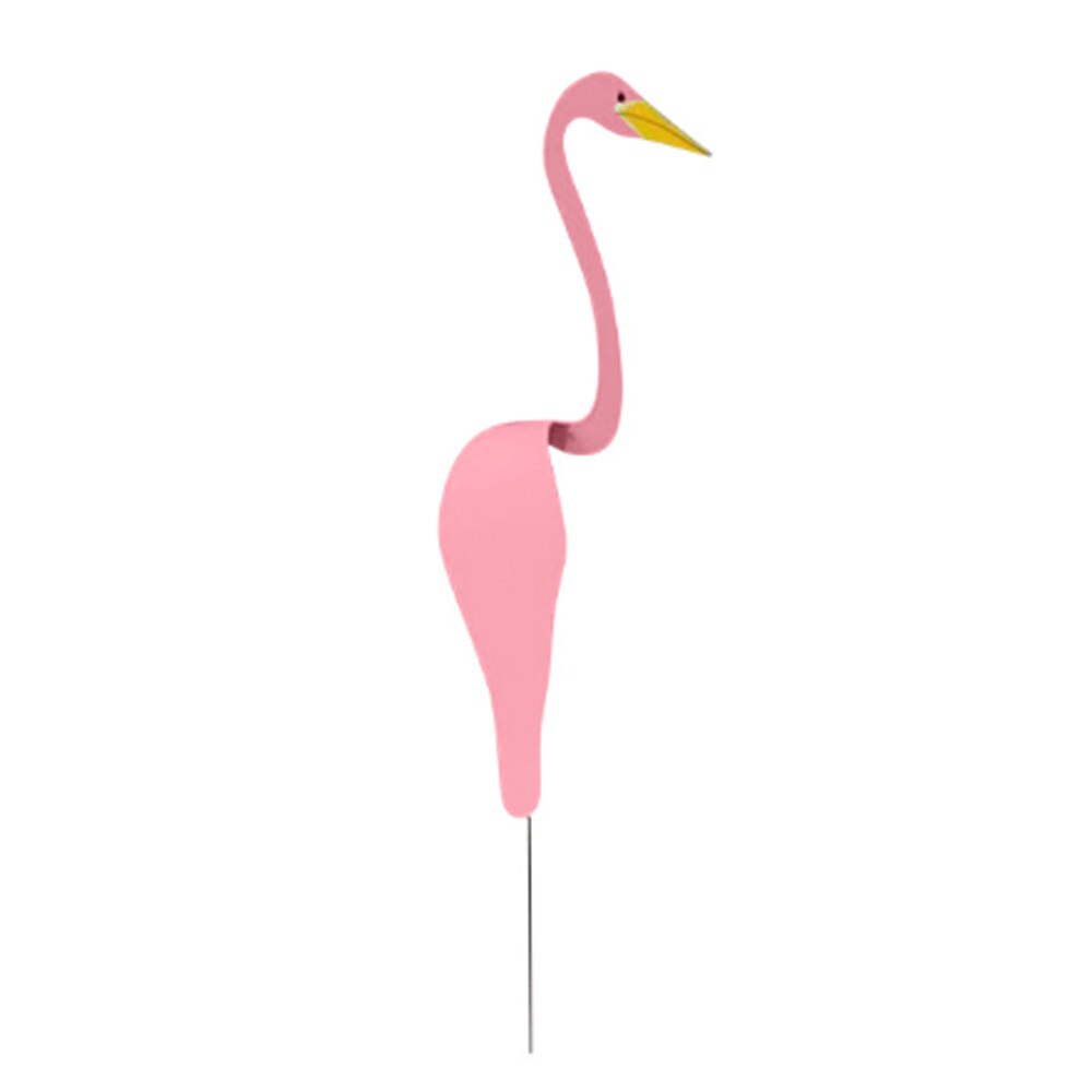 Vip 3D Tuin Flamingo Decoratie Kleurrijke Swirl Vogels: 1pc / Roze