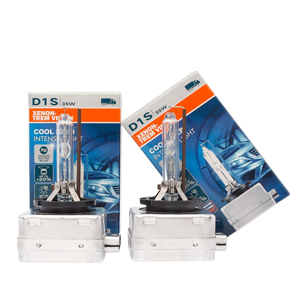 Bombilla de Xenón HID D1S de 35W para faro delantero de coche, luz Hi/ Lo de repuesto, 4300K, 6000K, OEM, 66140, CLC, 66140, CBA, color azul frío, 2 uds.