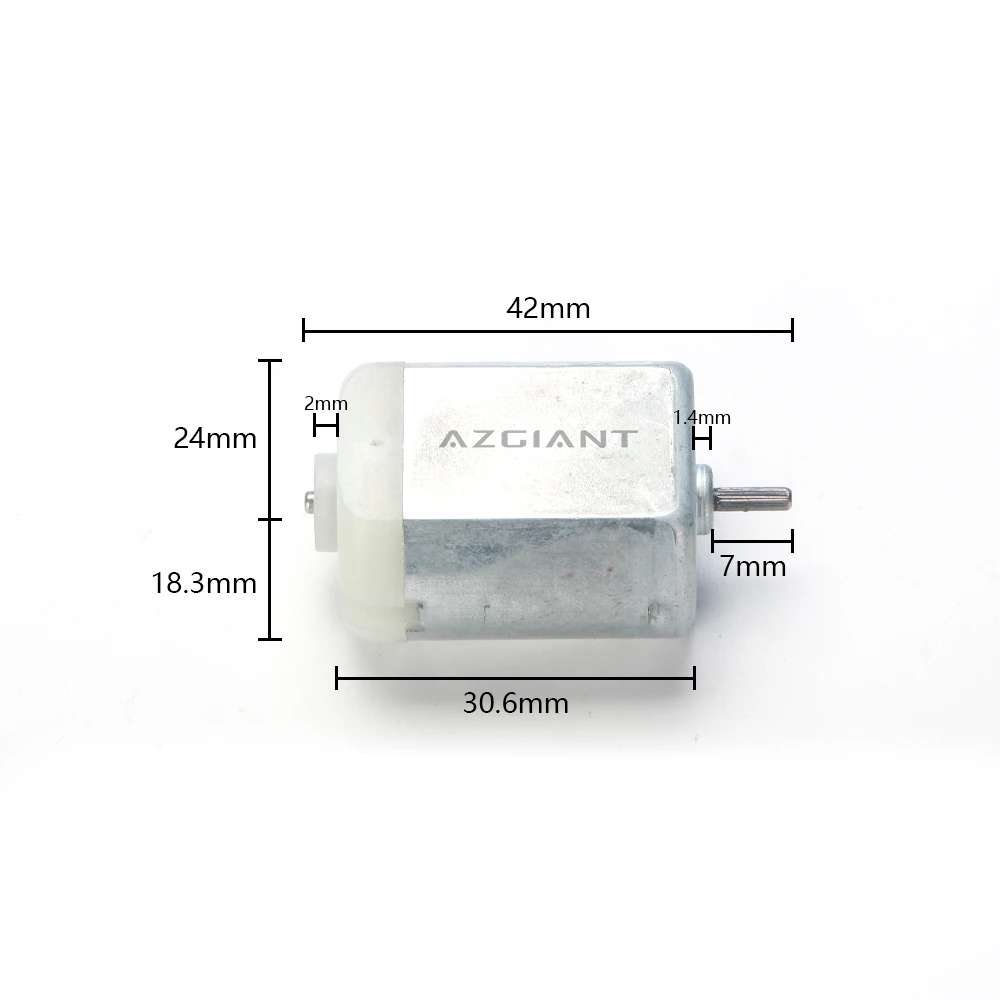 10 pcs AZGIANT FC280 Car latch Door Lock Motor 12V DC folding mirror motor, ESL steer ELV lock motor, gas tank motor fuel engine: Red