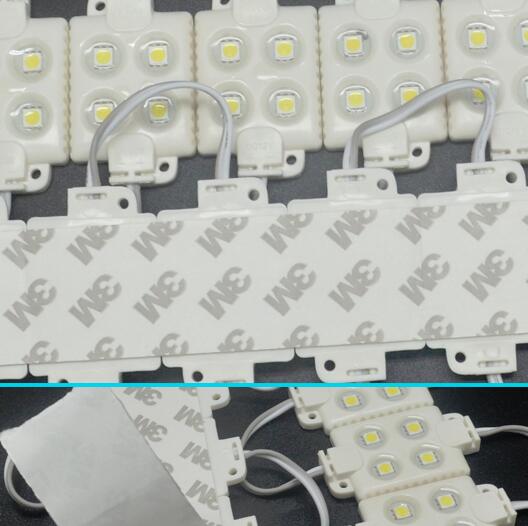 LED Injectie 5050 4 LED Module 12 V Wit Warm Wit Waterdicht IP65 Hoge Heldere Voor Led Kanaal Brief Reclame Teken 100 stks