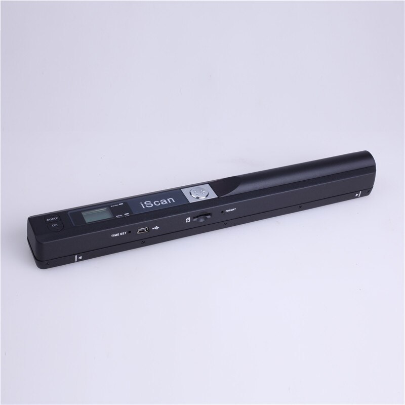 Portable Scanner HD High Speed Color A4 Document Photo Handheld Scanner: black