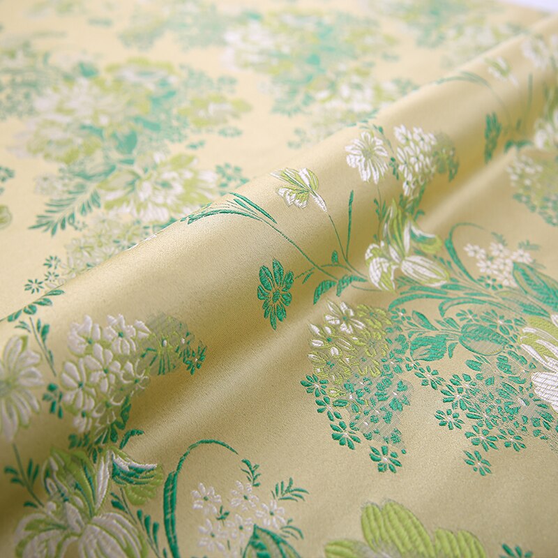 Tissu Vintage chinois imitation soie, brocart, jacquard, motif de créateur pour couture cheongsam et kimono, matériel de patchwork: nijin