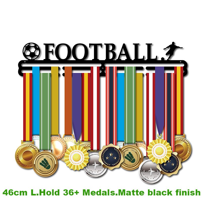 United Medals Medaillehouder – 'Always Earned Never Given', 48 Medailles, Staal, Mat Zwart, Muurmontage