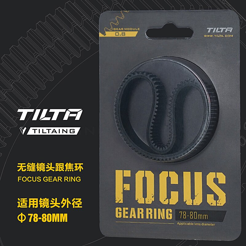 Tilta Tiltaing TA-FGR Seamless Focus Gear Ring 360 ° Rotation Silent Follow Focus Ring For SLR DSLR Camera Accessories: 78-80