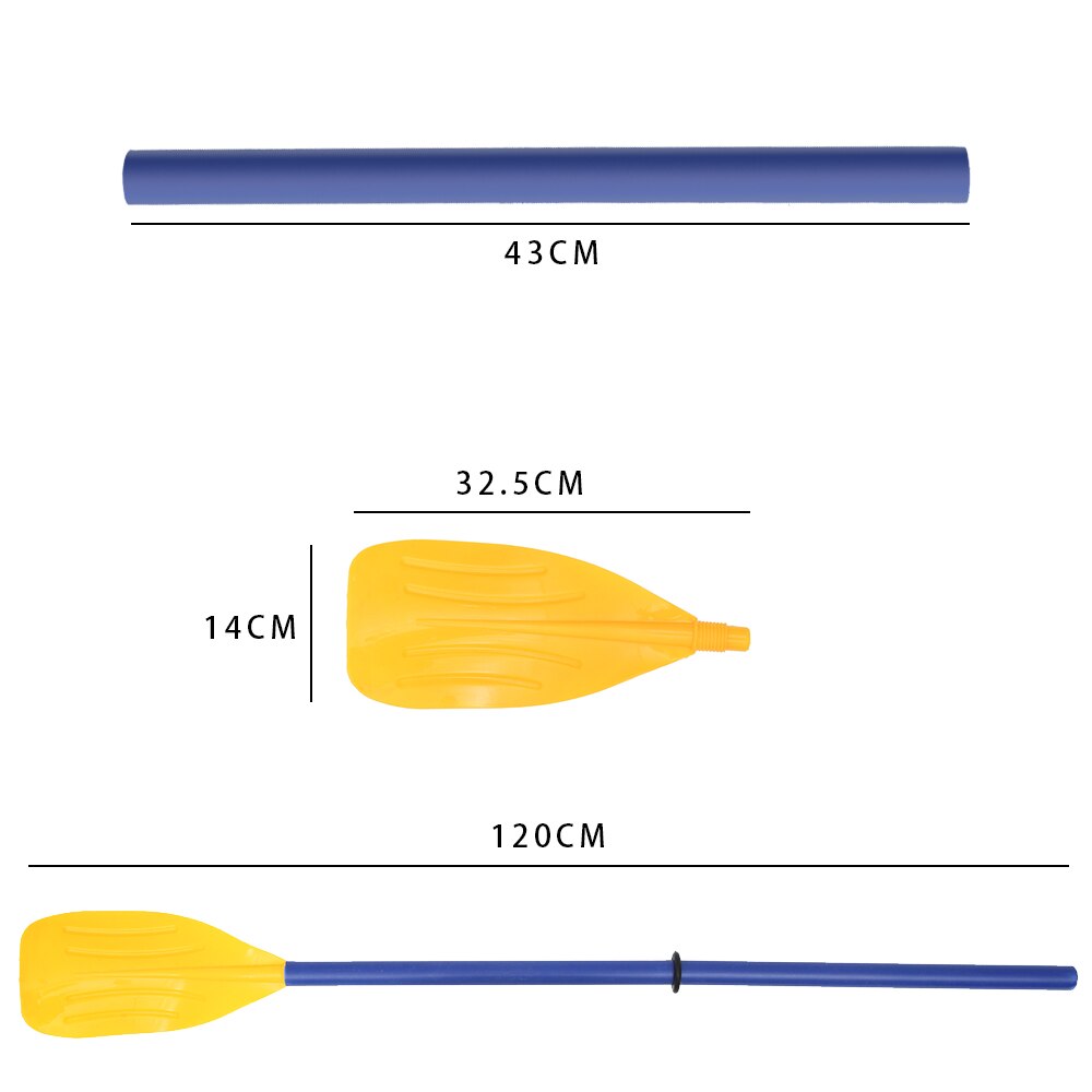 2pcs Detachable Float Afloat Oars Fitting Boat Rafting Paddle Canoe Oar Boat Rafting Oar Paddle Easy Carrying Paddle Accessories