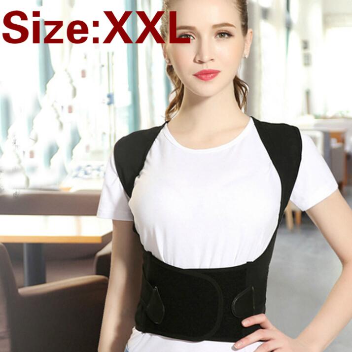 Corset pour enfants et adultes, correcteur de Posture du dos, thérapie des épaules, orthèse lombaire, ceinture de soutien de la colonne vertébrale, pour hommes et femmes: XXL