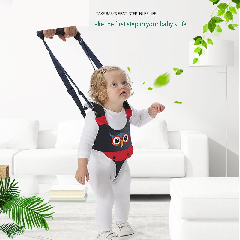Arnés de seguridad para bebé, accesorio con patrón de pájaro, arnés para aprender A caminar