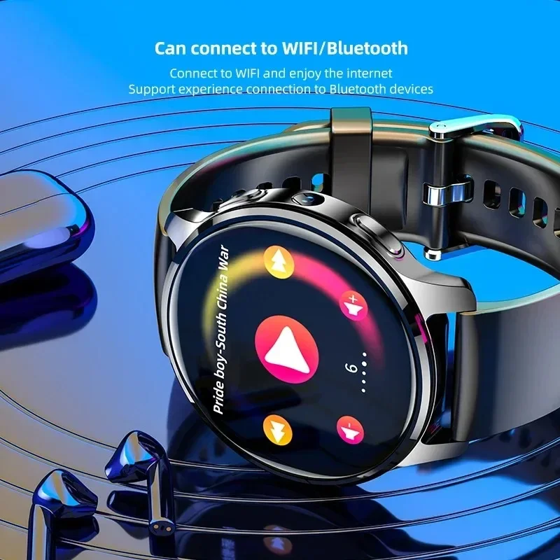 2025 P68 4G android zegarek Smartwatch Polskie menu 466*466 Amoled z 500W podwójny aparat fotograficzny serce GPS WIFI 4GB+128GB Bluetooth wskaźnik
