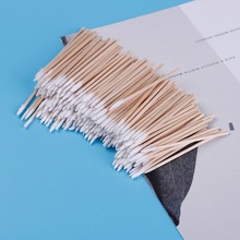 300pcs Cotton Buds Swabs Handle Wooden Handle Tattoo Makeup Microblade Cotton Swab Sticks Makeup Cotton Swabs