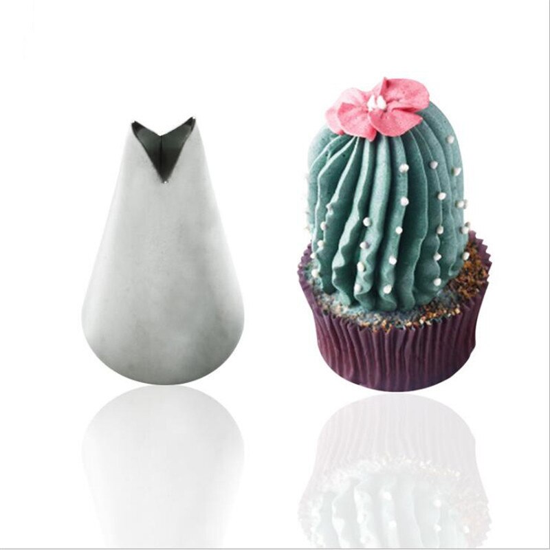 352 Cactus Bladeren Cupcake Decorating Tips Pastry Nozzles Fondant Decoraties Blad Tips Bakvormen Rvs Piping Nozzles