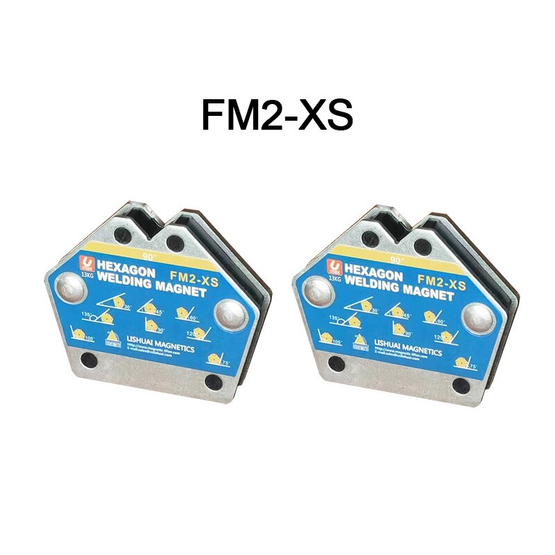 Magnetic Welding Bracket 28LBS Multi-angle Solder Arrow Magnet Welding Locator Device Fixed Auxiliary Positioner Fixture Tools: FM2-XS 2pcs