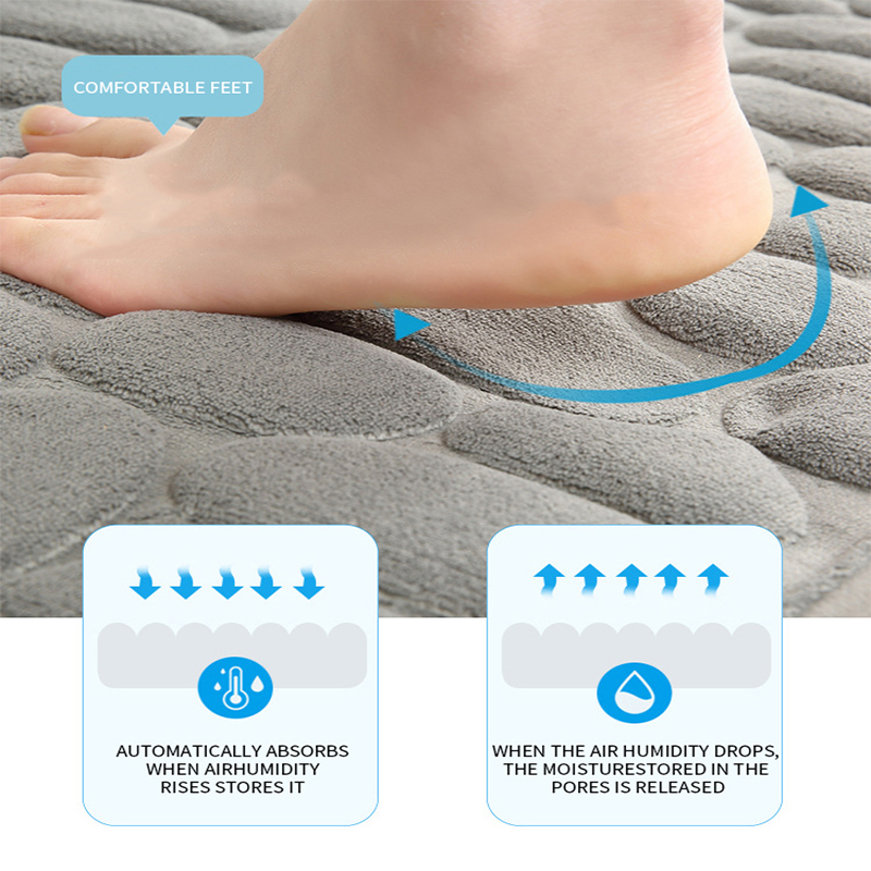 Wasruimte toilet voetmat U-vormige vloermat waterdicht pad Badkamer badkamer wateropname antislip pad