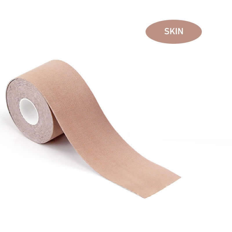 2 Rollen Borstlift Tape Katoen Boob Tape Sexy Pasteitjes Sport Plakband Kleefband Onzichtbare Bh Breedte 5-10Cm: XXL / YELLOW