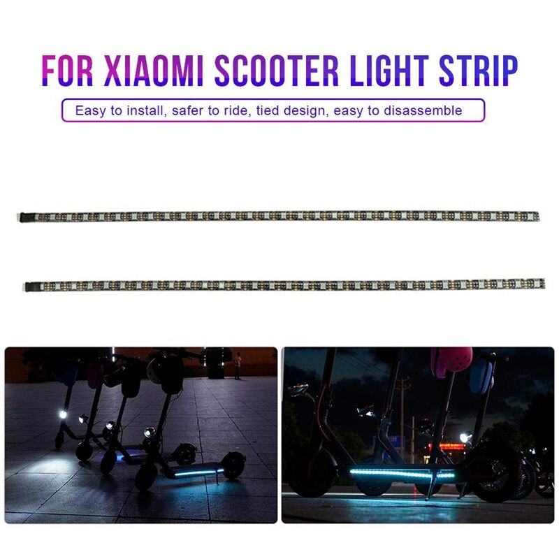 Durable Foldable LED Strip Lights for Xiaomi M365/... – Grandado